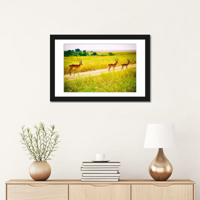 « africain plains i », reproduction de photo sur toile