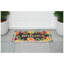 Paillasson Flower Welcome multicolore 18 po x 30 po
