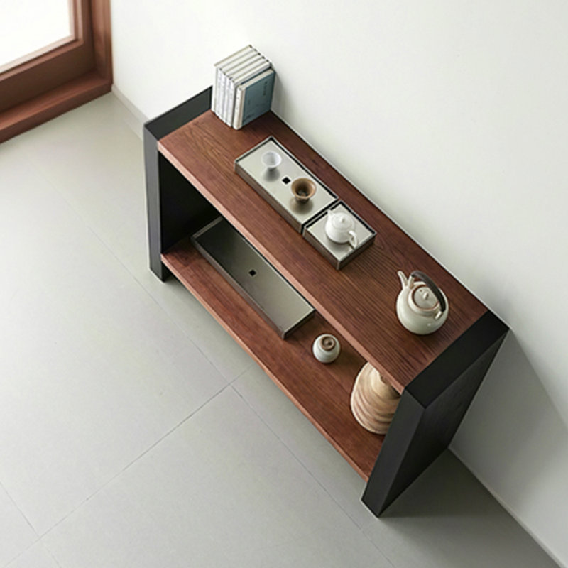 Console Wabi-sabi,  H 33,5 po x l 47,2 po x P 13,8 po