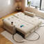 Canapé-lit convertible 2 en 1 multifonctionnel avec poches latérales, canapé-lit escamotable moderne en velours de 77 po pour le bureau de la chambre à coucher du salon-123055334