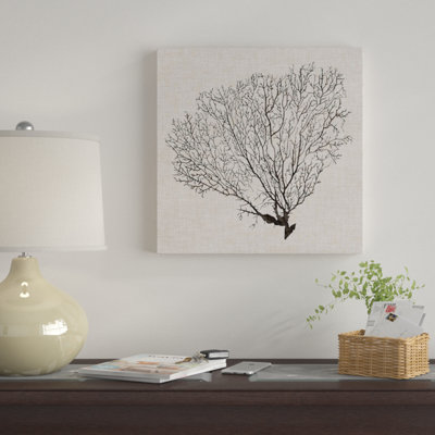 « shadow sea fan iv », impression sur toile
