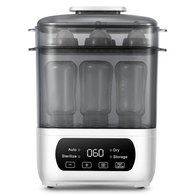 Electric Steam Sterilizer and Dryer for Baby Bottles