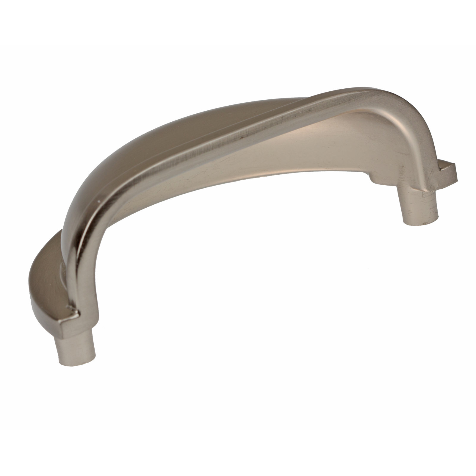 Classic 3" Center to Center Cup/Bin Pull, Satin Nickel