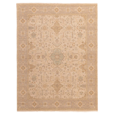 Jamshidpour Beige Rug 7'10" x 10'3"