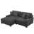 Milbrey 2-Piece Corduroy Modular Sectional with Pillow Back-2011520429-1947813341