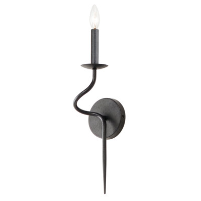 Olivia Iron Candle Wall Light