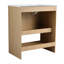 Meuble de salle de bain autoportant de 76 cm (30 po) en contreplaqué de chêne avec 2 portes pour un rangement soigné et ordonné, et un intérieur spacieux