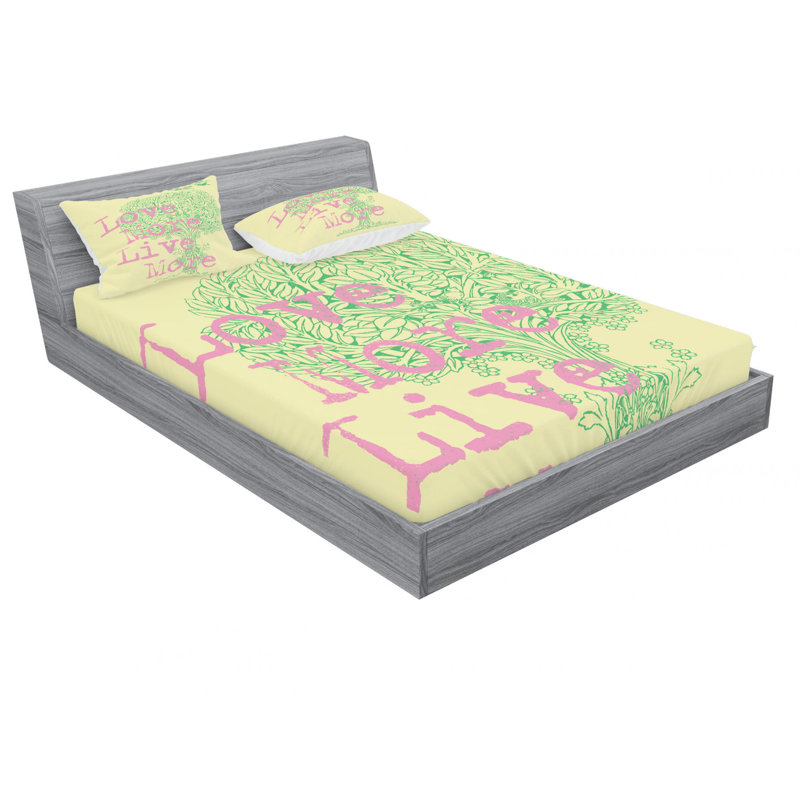Microfiber Sheet Set, Queen Sheet Set with Fitted Sheet