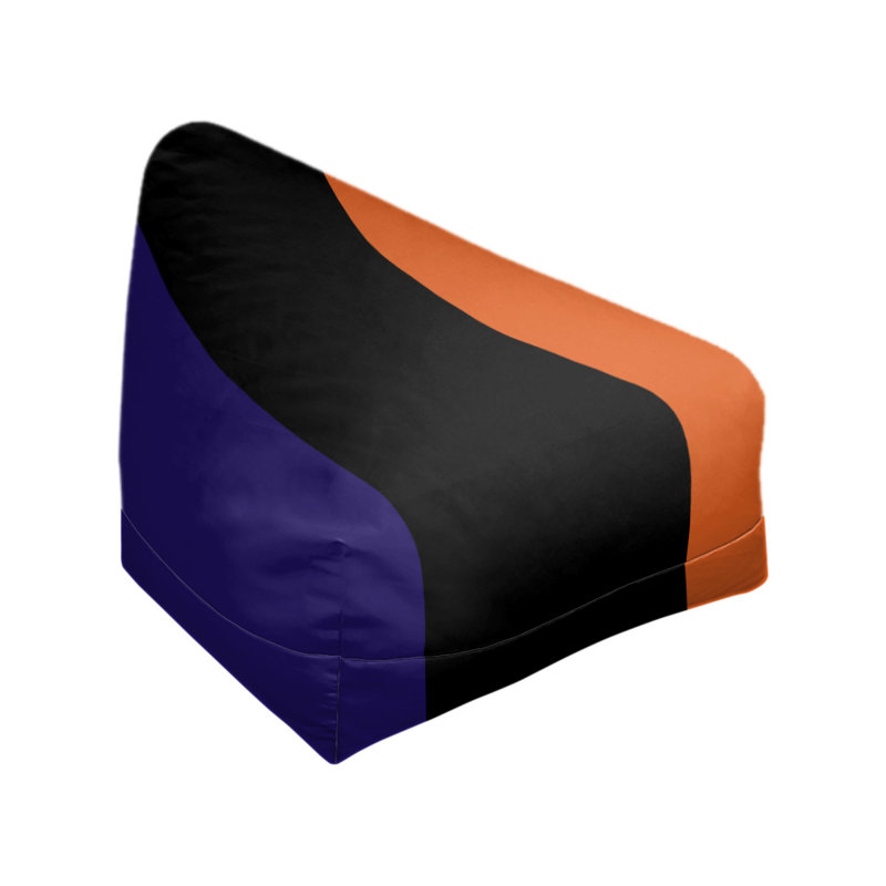 Fauteuil à billes Washington, Mauve / noir / orange, 27 po x 27 po x 30 po