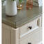 Commode décorative blanc crème