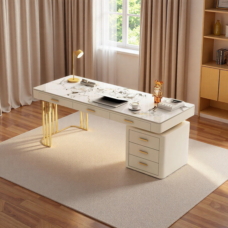Bureau unique et élégant, H 29,52 po x l 62,99 po x P 27,55 po