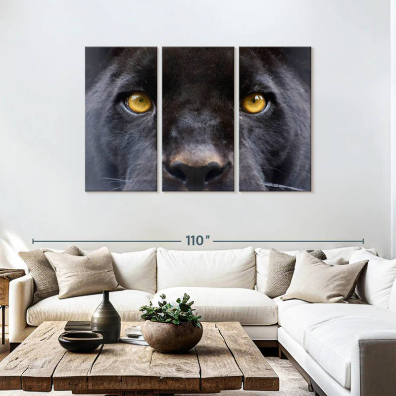 Panther Eyes, 48" H x 74" W