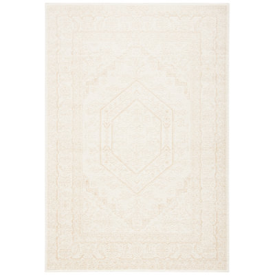 Tapis oriental de couleur sauge / ivoire Arrietty