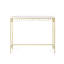 Console, table d'entrée, canapé avec structure ouverte