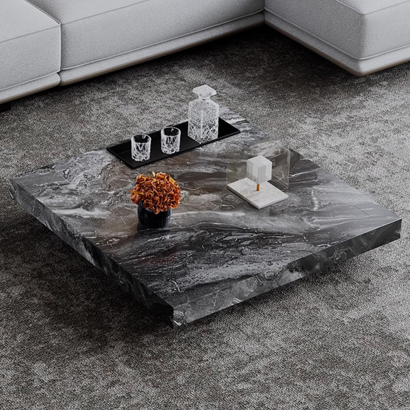 Table basse Light Luxury, H 11,41 po x L 39,37 po x l 39,37 po