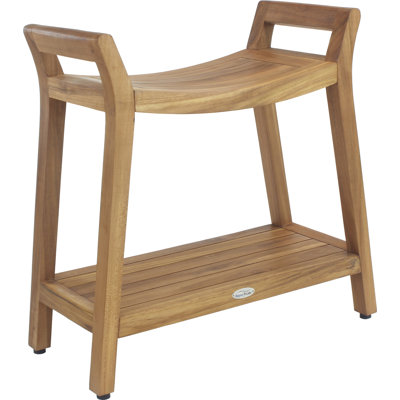 Asia Ascend 27" W Teak Shower Bench