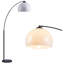 Argenis 43.2cm Black Arched Floor Lamp