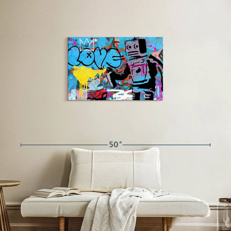Tergel Love Robot, 20" H x 30" W
