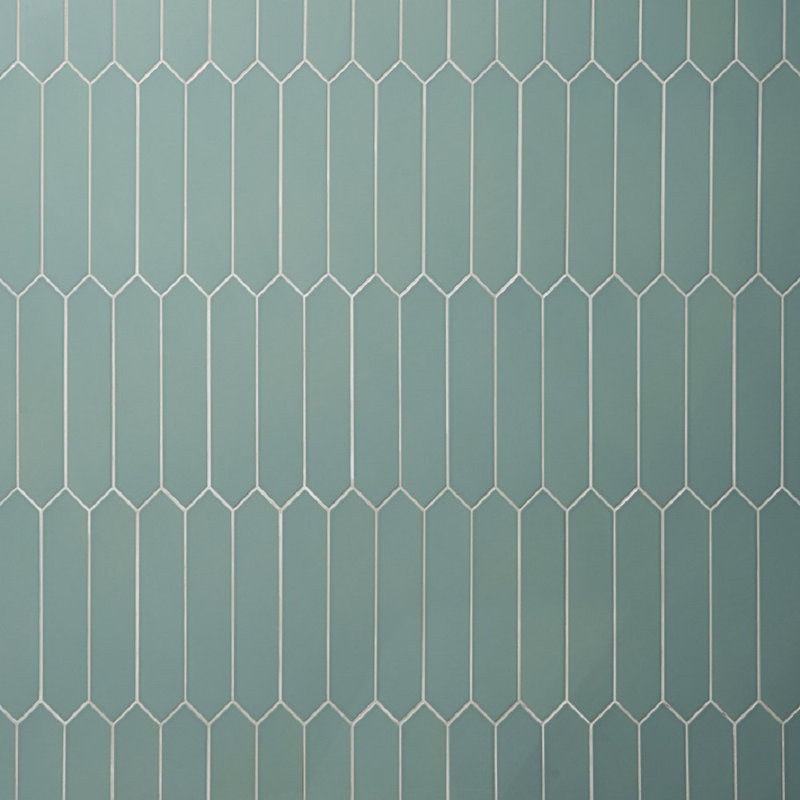 Carrelage mural hexagonal en céramique 2,6 po x 13 po Axis, Jade