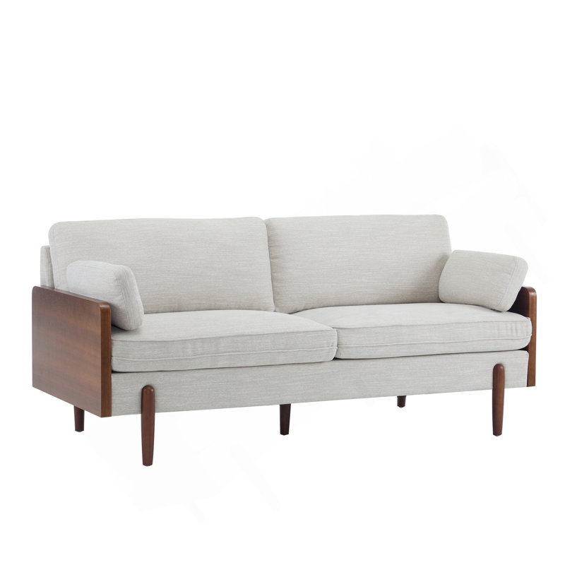 Canapé Mid-Century moderne beige, Beige