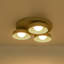 3-Light Nordic Dome LED Flush Mount Ceiling 