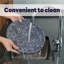 Plateau rond en marbre naturel Guein, bleu perle-1349130803