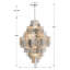 Lustre à niveaux 20 lumières Quinzio-94078882