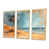 Toile naturelle avec cadre flottant