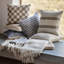 Winston Taupe Check Throw Cushion