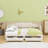 Twin XL Extendable Upholstered Daybed with Trundle, LED Light and Storage Drawers-42525479