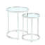 Ensemble de tables gigognes 2-en-1 Contemporary