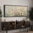 Muted Green Wildflowers Floral Artwork, Living Room Wall Pictures, Giclee Canvas Digital Print Extra Large Framed Wall Art-111653990-111653991