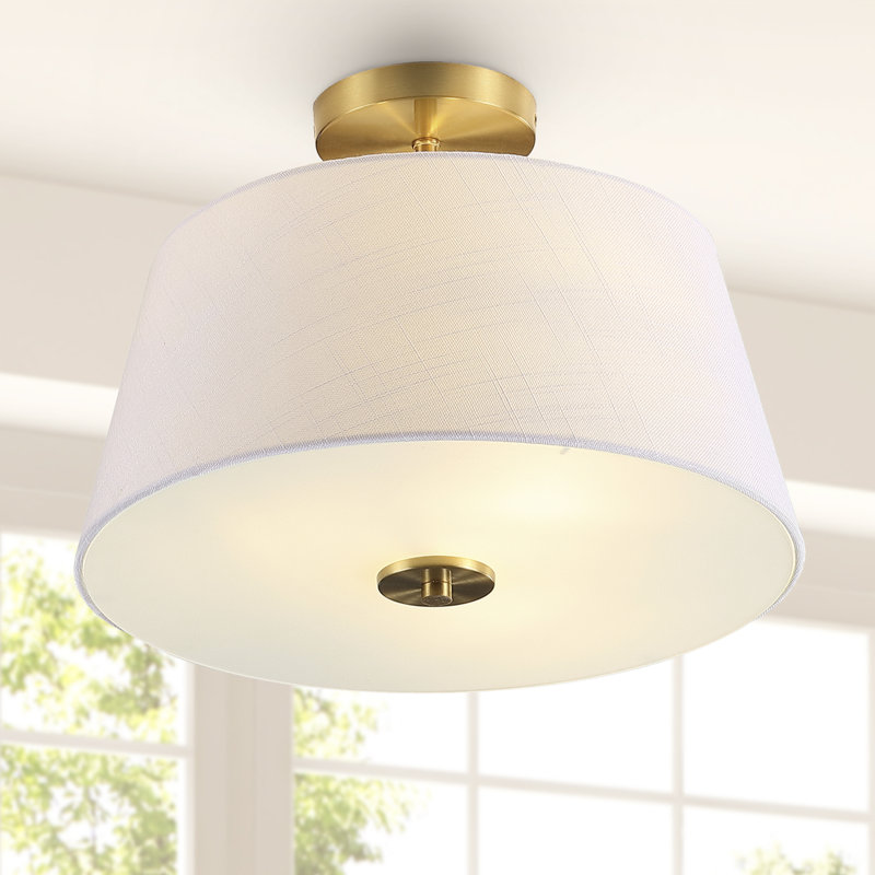 Plafonnier semi-encastré 3 lumières 15 po Glenview