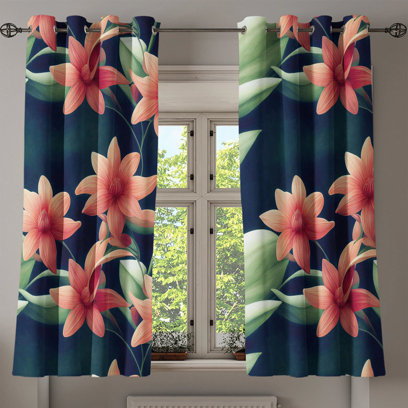Eskel Semi Sheer Sliding Panel Pair