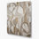 Abstrait, formes 42, art mural gris en métal