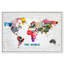 Hipster Mapa Mundi - impression sur toile tendue-67049764-67049758