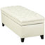 Cube de rangement en cuir d'unité centrale, 51,21 po X 20,03 18,1 po, 33,67 lb -, en forme de 50 po 20,5 po 18,1 po-1741218249