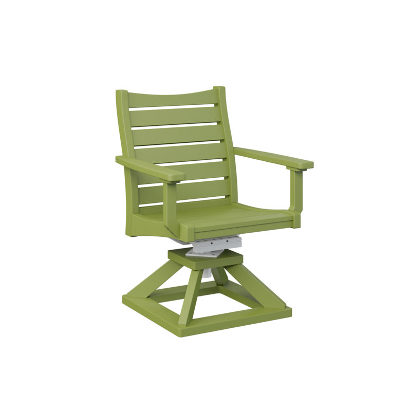 Chaise berçante pivotante verte Kiwi de Berlin Gardens, Vert kiwi