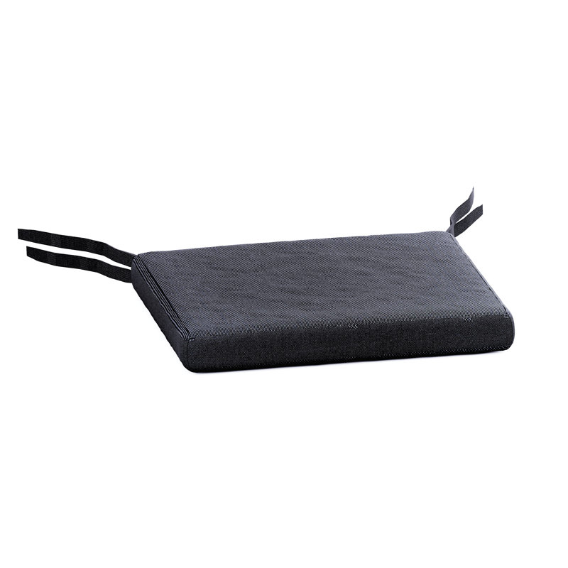 Sunbrella Outdoor 2.5'' Dining Chair Seat Cushion, Black