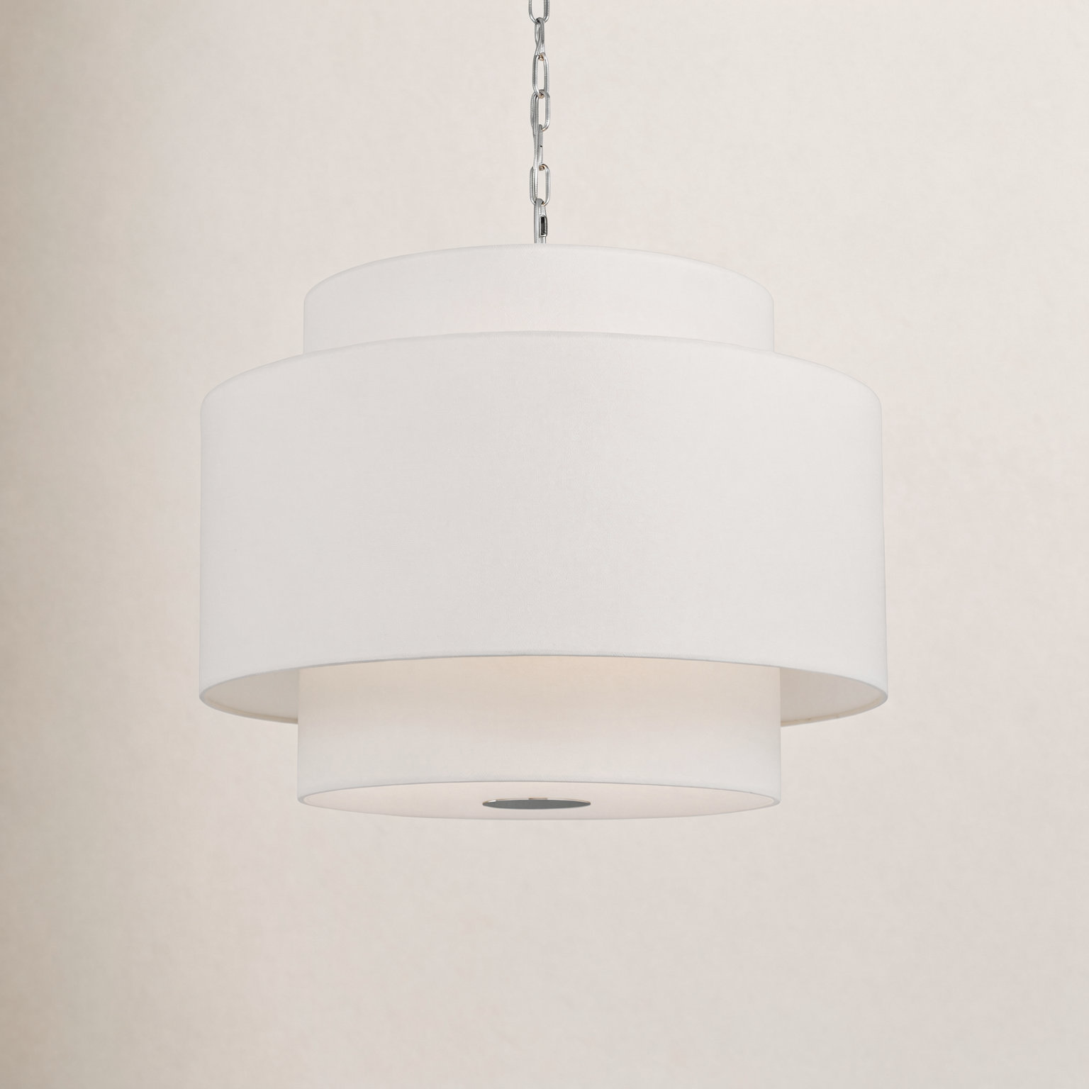Tanyel 3-Light Chandelier, Polished Nickel