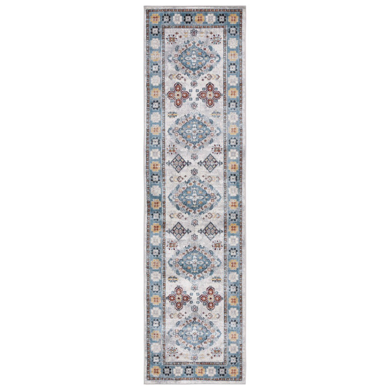 Bayside Performance Machine Washable Oriental Rug, Runner 2'2" x 8'