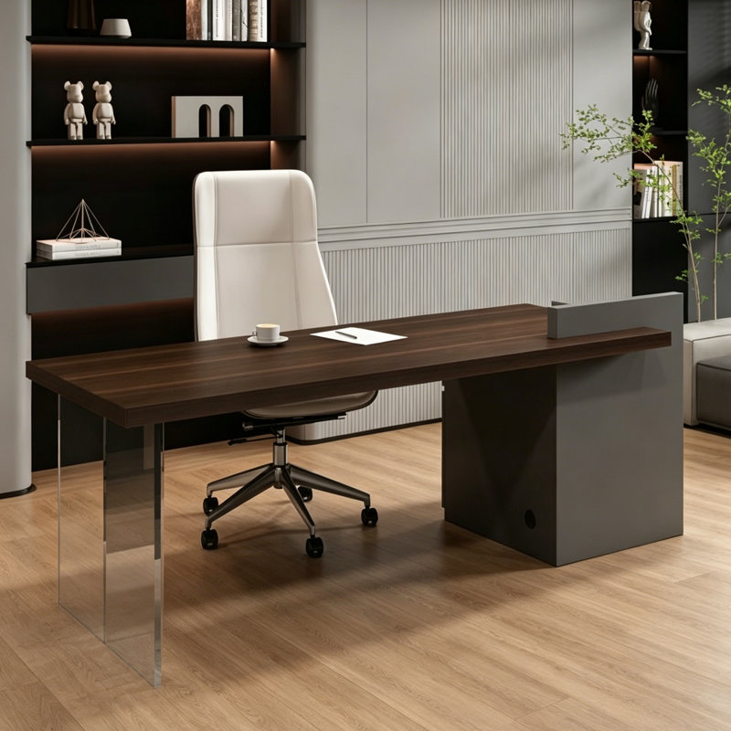 Grande table de bureau moderne, H 29,53 po x l 78,74 po x P 31,5 po