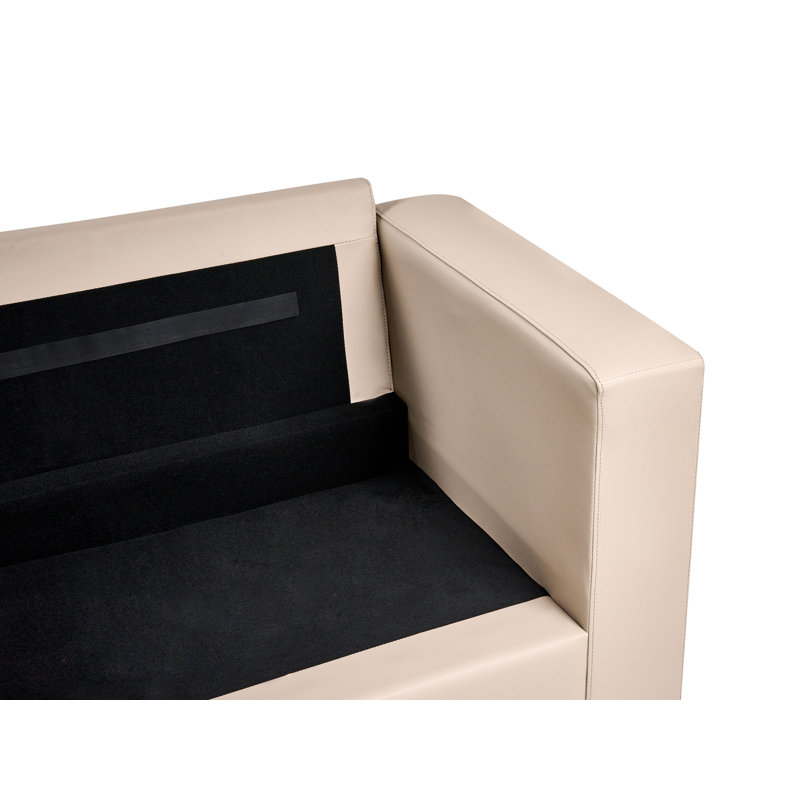 Sofa HELSINKI Leather Beige, 2
