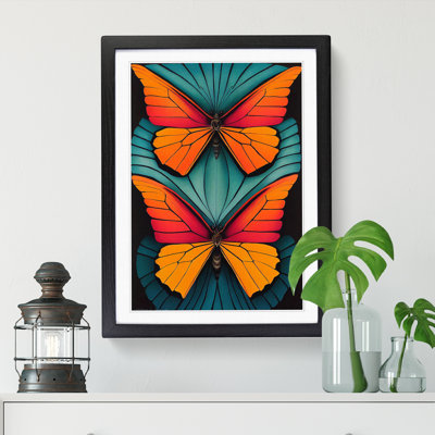 Butterfly Gouache - Single Picture Frame Print