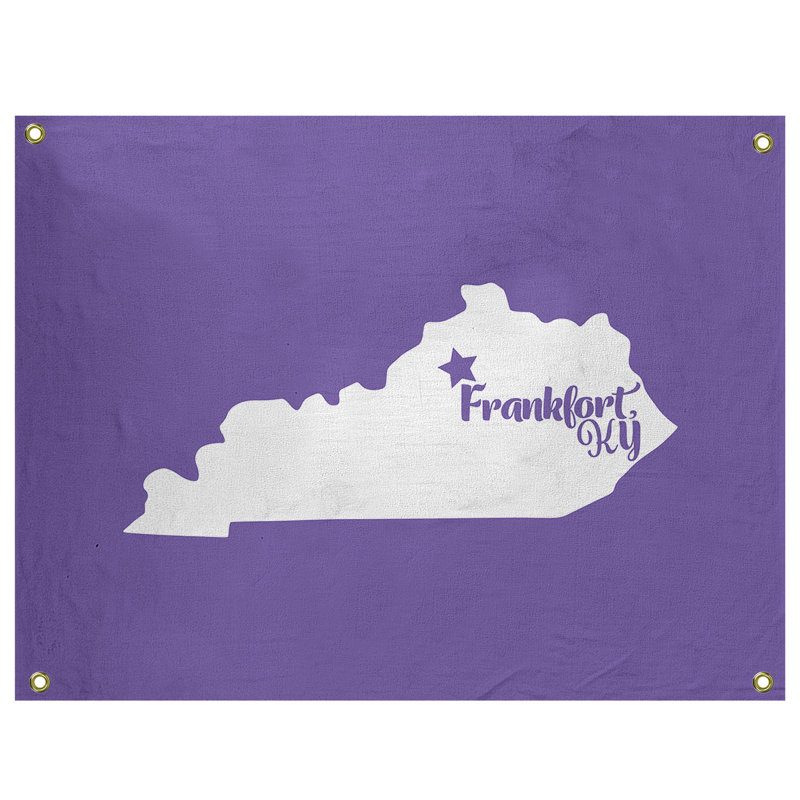 Tapisserie murale frankfort kentucky, H 59 po x l 80 po, Mauve