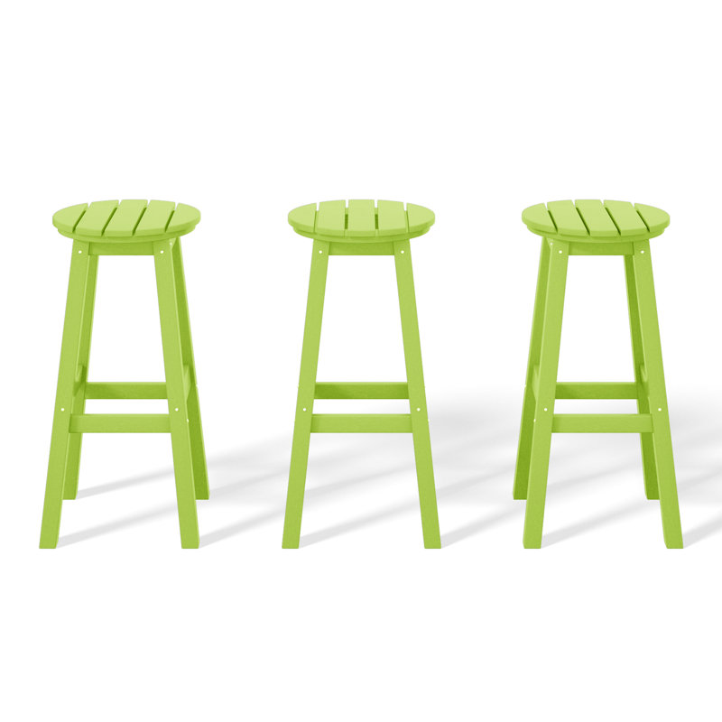 Tabouret de bar rond 29 po Laguna, Citron