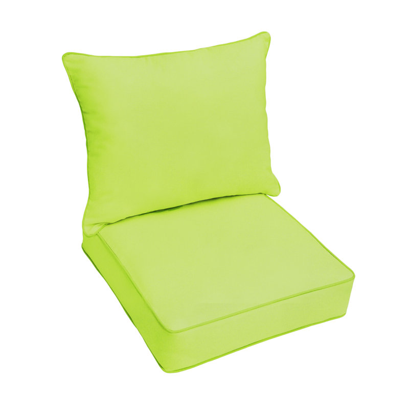 Hanson Sunbrella Outdoor 5'' Back Cushion, Macaw Green