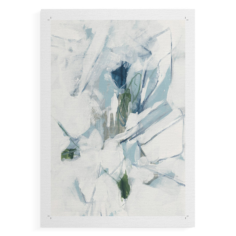 Ice Cavern IV - Impression sur toile seulement - NON-CADRE, H 36 po x l 24 po