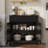 Modern Farmhouse Buffet With 2 Drawers And 2 Doors