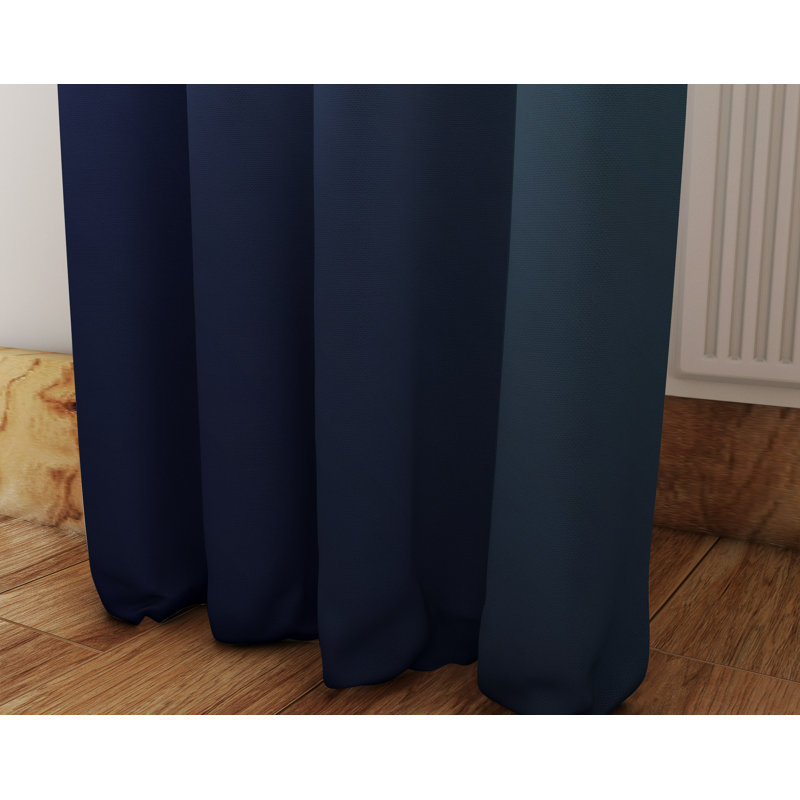 Panneaux de rideaux simples semi-transparents Emerald, l 20 po x L 82 po